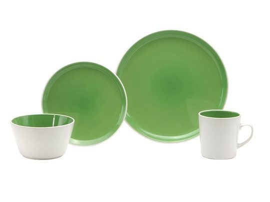 Green Dinnerware Set