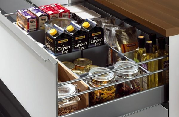 Kitchen drawer organization image