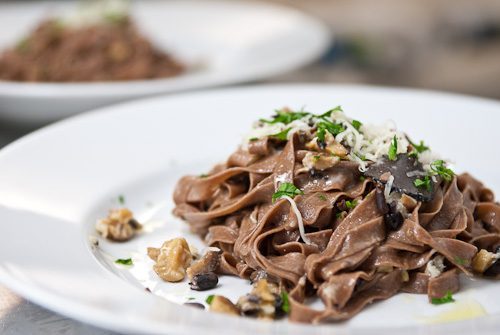 chocolate truffle tagliatelle image