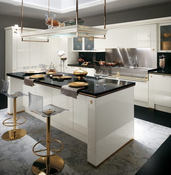 luxury neo classic kitchen