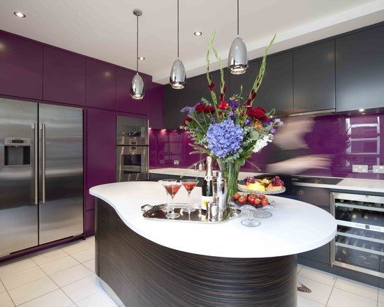 purple kitchen ideas