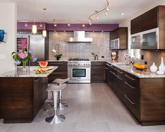 purple kitchen style photo