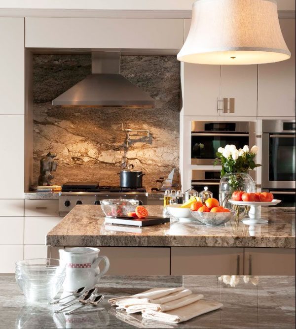 Granite backsplash store kitchen