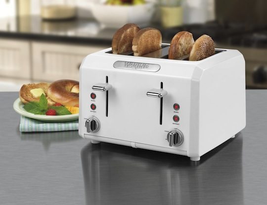 white-Cool Touch Toaster