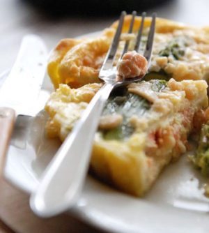 Fresh Salmon & Asparagus Quiche