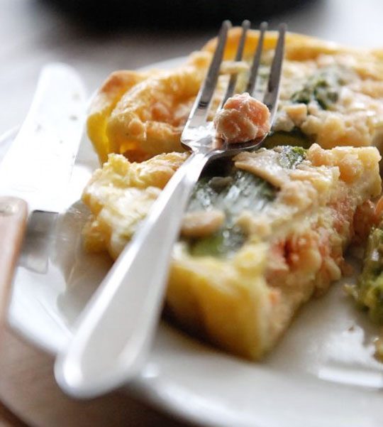 Fresh Salmon Quiche picture