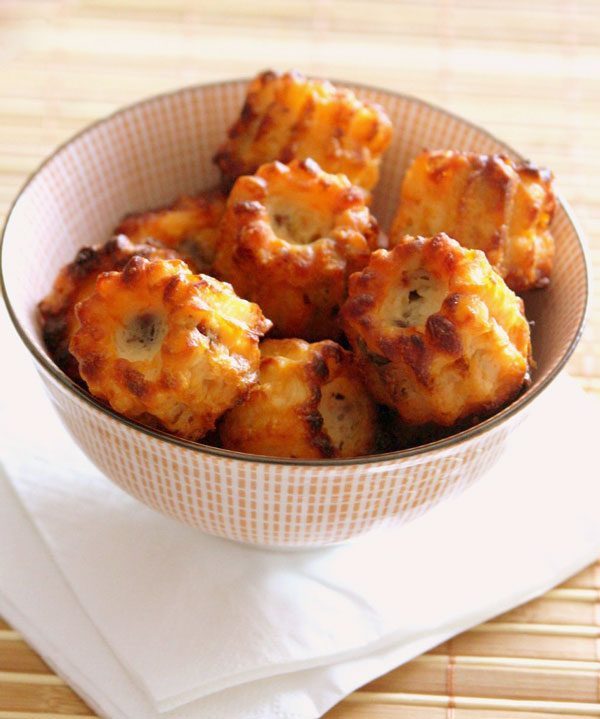 Savory Cannelés with Chorizo ​​and Parmesan