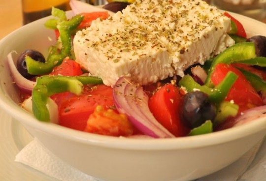greek salad with Olives
