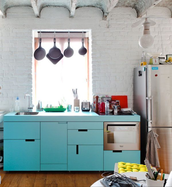 kitchen window shelves picture