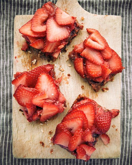 strawberry oat bars recipe
