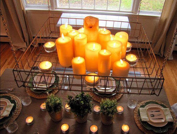 A Surprising Way to Give a Romantic Look to Your Dinner Table