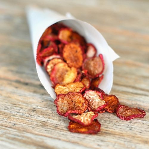 baked radish with cinnamon