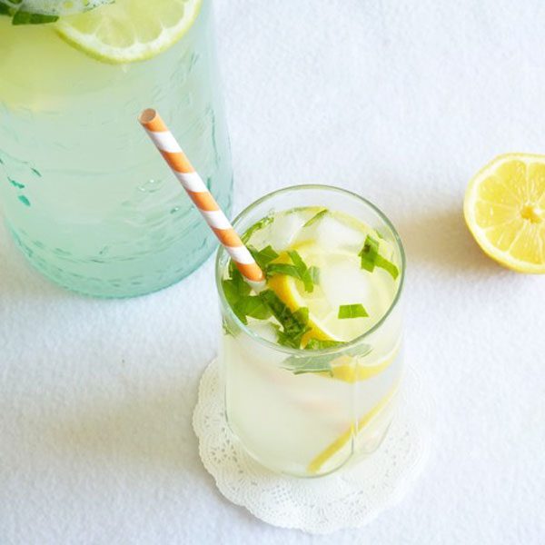Cocktails Basil Lemonade