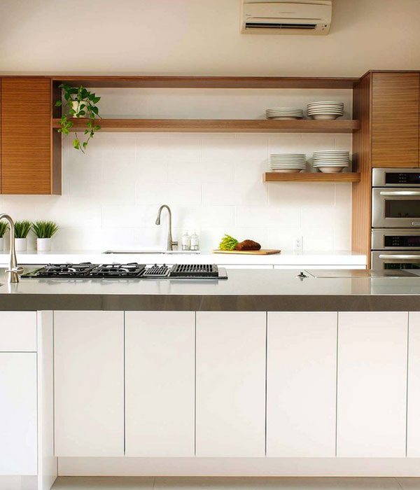 White and Wood Kitchens designs