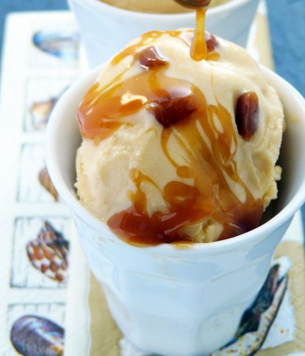 Ice Cream with Salted Butter Caramel