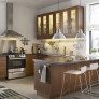 modern kitchen with brick wall thumbnail