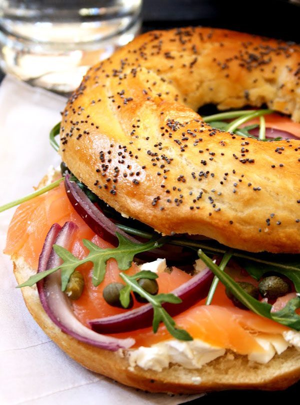 Smoked Salmon Bagels