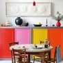 colorful kitchen cabinets thumbnail