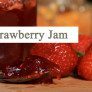 easy strawberry jam recipe thumbnail