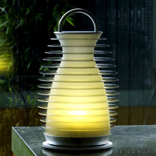 outdoor dining table lantern