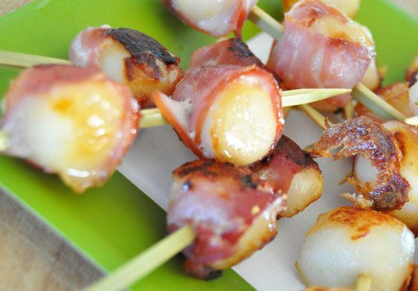 Bacon Wrapped Sea Scallops