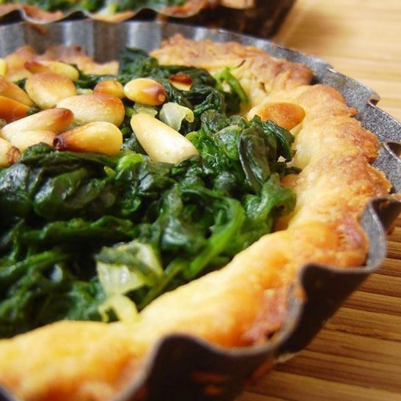 Spinach Tarts Recipe — Spinach Tartlets — Eatwell101