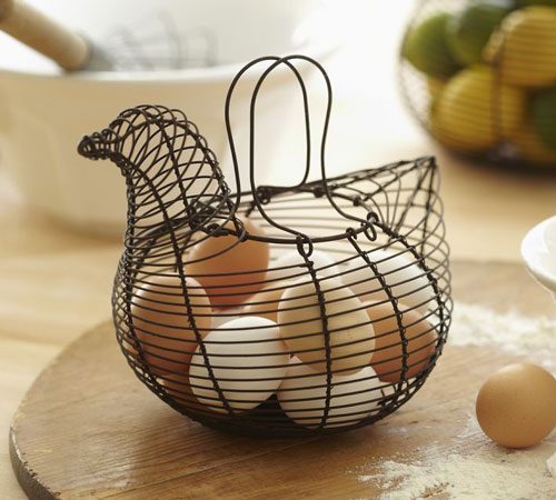  Chicken Egg Basket For Collecting Eggs,Wire Egg