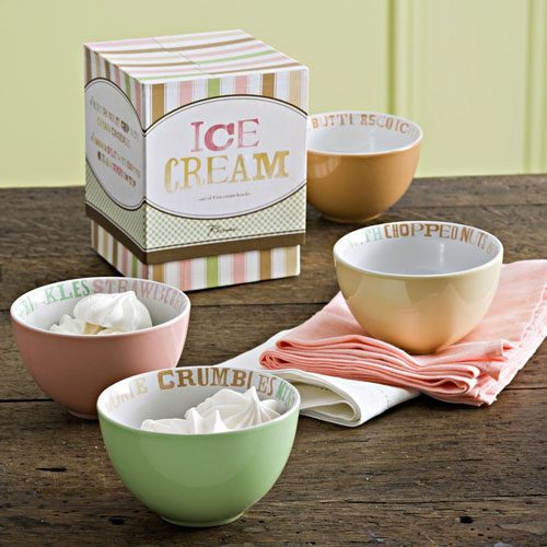 Party Ice Cream Bowls