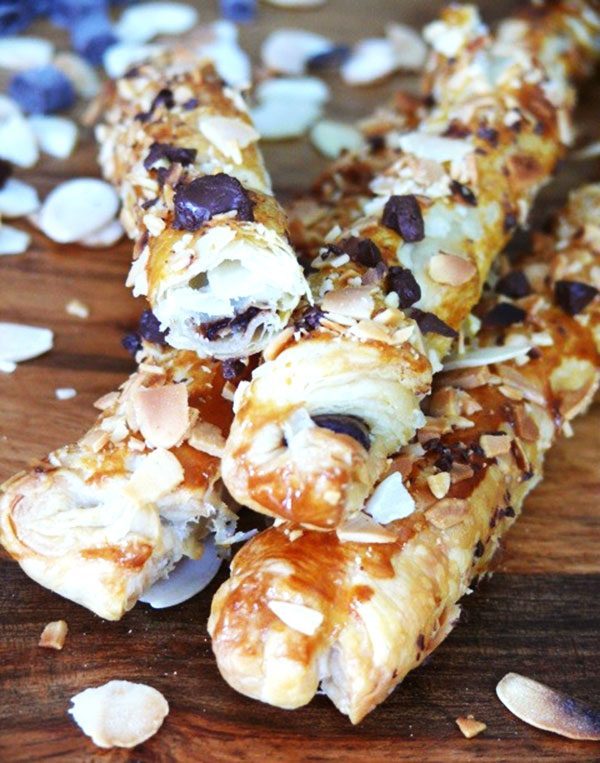 Chocolate Chips Puff Pastry Sticks