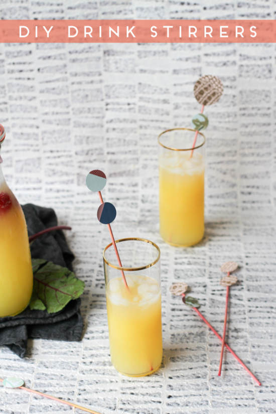 DIY Drink Stirrers