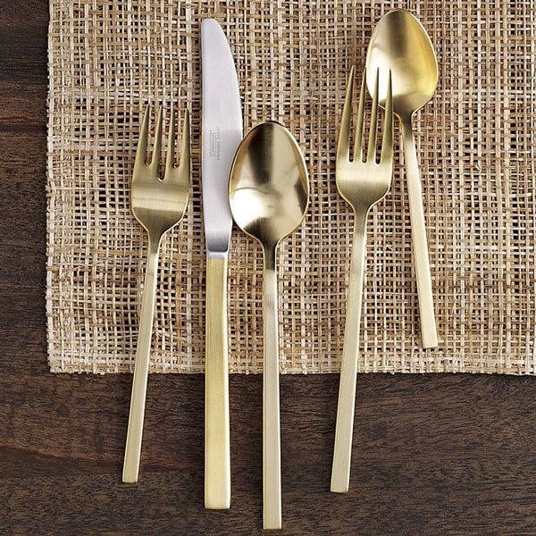 cheap gold plated Flatware