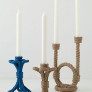 vintage rope candleholders thumbnail