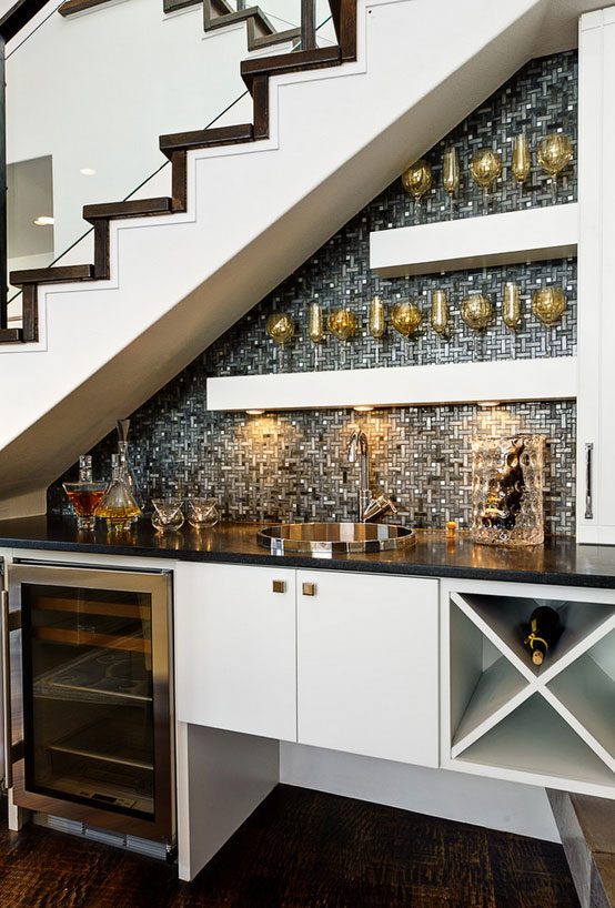 Storage Kitchens Under the Stairs