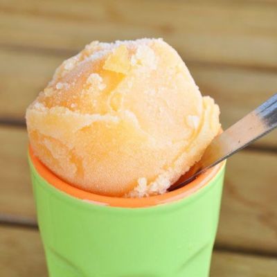 Cantaloupe Sorbet