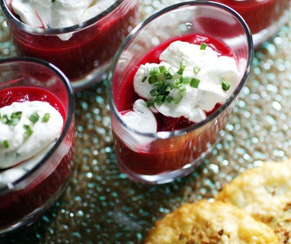 Blueberry Tart, Patriotic Flag Cake, Beet Cappuccino
