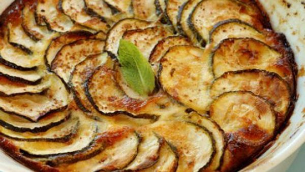 Zucchini Casserole - #recipe by #eatwell101 - https://www.eatwell101.com/cheese-zucchini-casserole-recipe