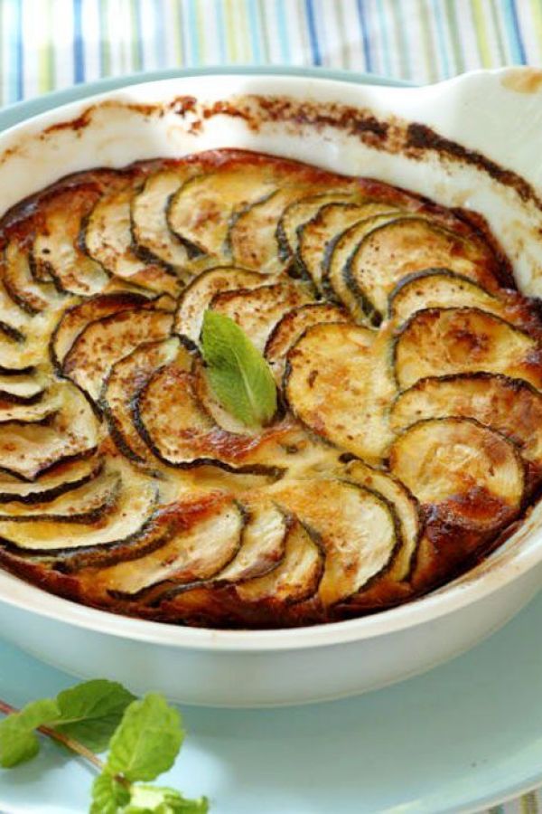 Zucchini Casserole - #recipe by #eatwell101 - https://www.eatwell101.com/cheese-zucchini-casserole-recipe
