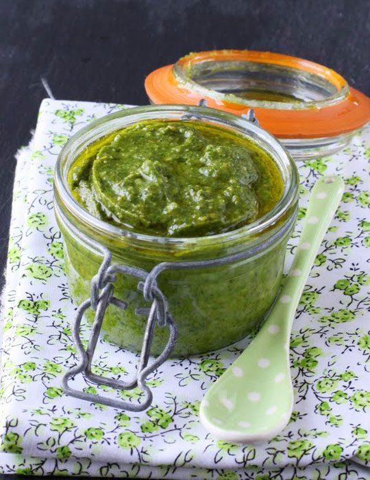 Homemade Pesto tips