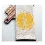 yellow Lemon Slice towel thumbnail