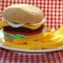 amigurumi crochet burger thumbnail
