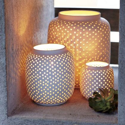 ceramic votive candleholder