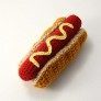 crochet hot dog amigurumi thumbnail