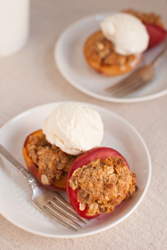 peach crisps fall recipe