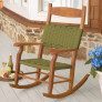 woven Woven Rope Outdoor Rocking Chairs  thumbnail