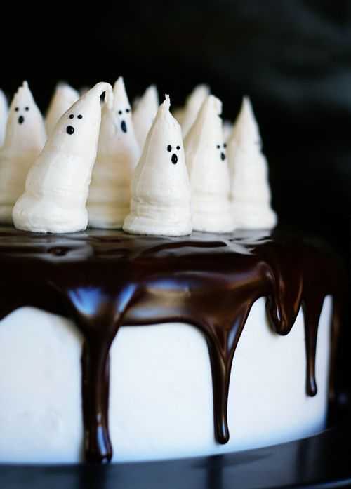 halloween ghost cake decoration