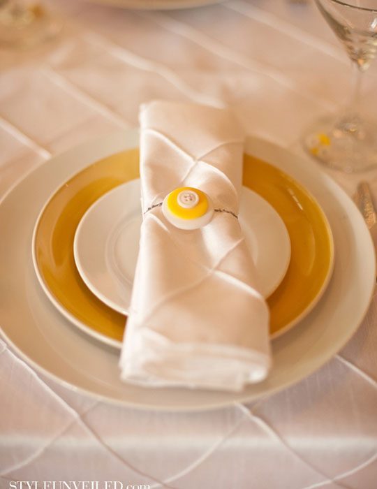 Button Napkin Ring inspiration