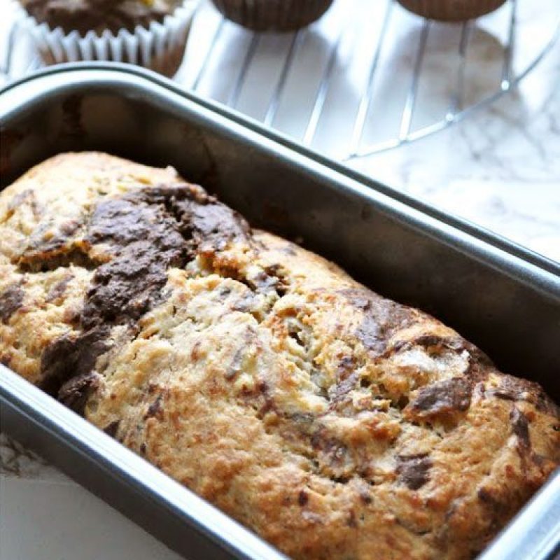 Marbled Banana and Chocolate Bread Recipe — Eatwell101