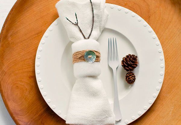 DIY Button Napkin Ring