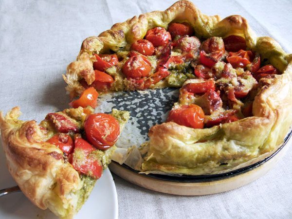 Easy Pesto Tart recipe