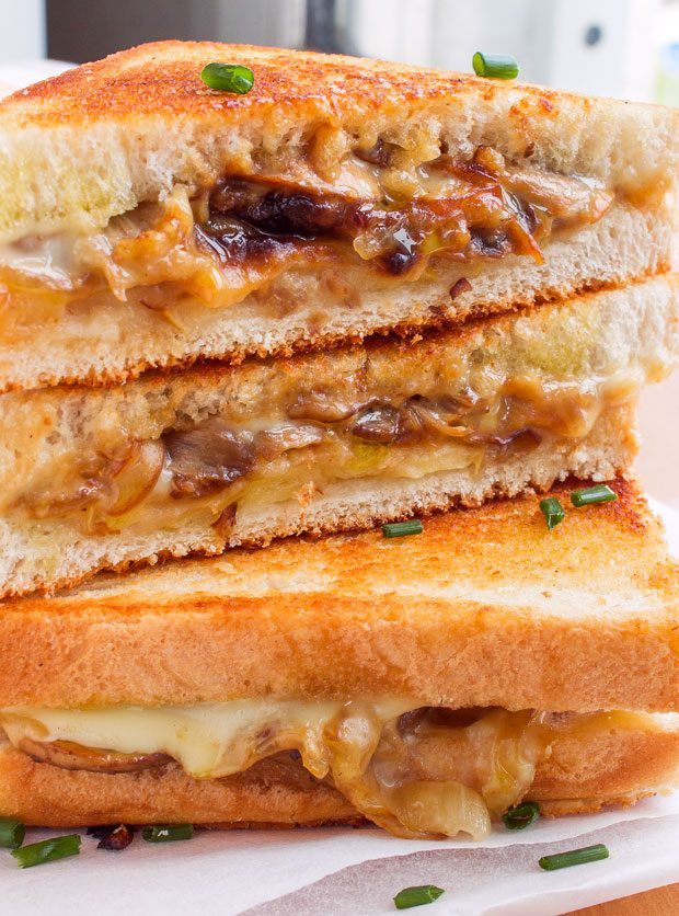 Easy grilled cheese sandwich